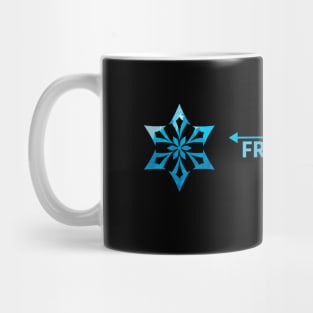 Genshin Impact Frozen Reaction Mug